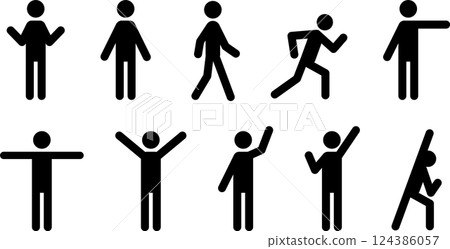 人，人，人類象形圖示 1 124386057