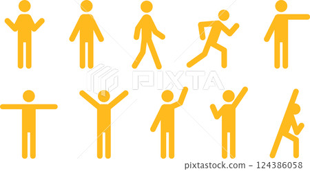 People, people, human pictogram icon 3 People, people, human pictogram icon 3 124386058