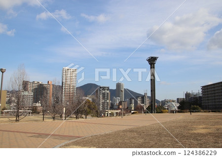 北九州市小倉北區的勝山公園風景, 北九州市小倉北區的勝山公園風景, 124386229