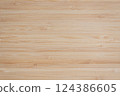 Texture smooth bamboo board 124386605