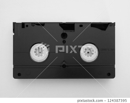 VHS videotape VHS videotape 124387395