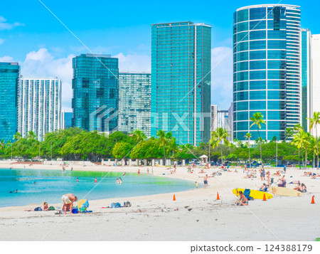 Sea, summer, beach image Hawaii Sea, summer, beach image Hawaii 124388179