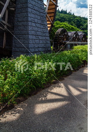 Hida Takayama, Shogawa Five-wheeled Waterwheel, Summer, July 124388522