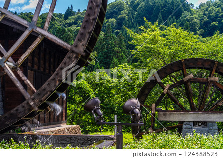 Hida Takayama, Shogawa Five-wheeled Waterwheel, Summer, July Hida Takayama, Shogawa Five-wheeled Waterwheel, Summer, July 124388523