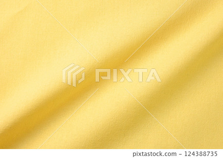 yellow cotton texture color of fabric textile industry, abstract image for fashion cloth design 124388735