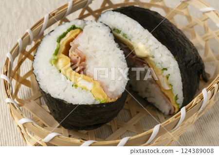 飯糰的橫切面 124389008