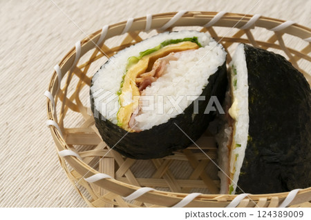 飯糰的橫切面 124389009
