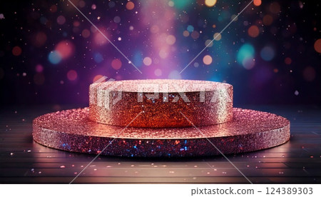 The gold base represents a glorious victory. 124389303