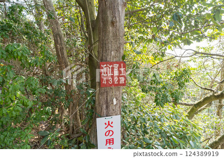 三上山（近江富士）山頂 124389919