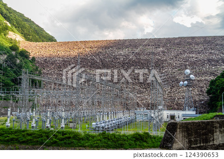飛騨高山美幌水壩 夏季 7月 124390653