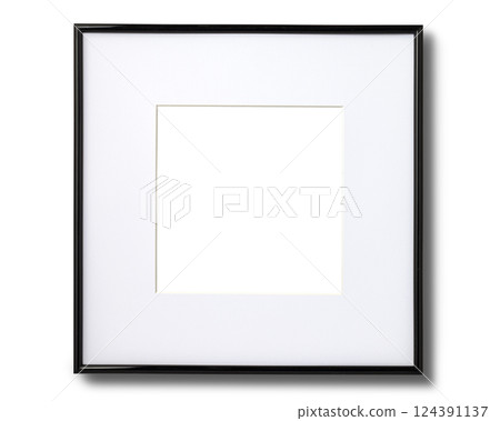 Square photo frame with mount Square photo frame with mount 124391137