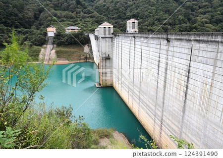 四萬川水壩 四萬湖 124391490