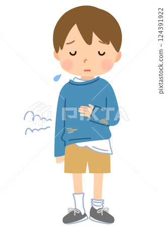 衣著破爛的兒童、忽視、虐待、飢餓 衣著破爛的兒童、忽視、虐待、飢餓 124391922