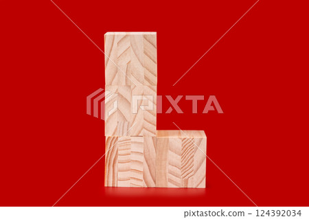 Wooden cubes Wooden cubes 124392034