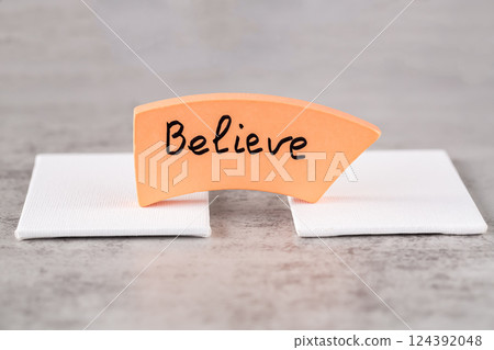 Believe word 124392048