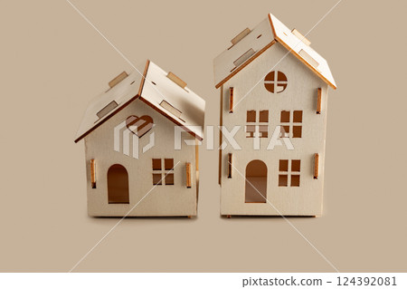 Wooden houses Wooden houses 124392081