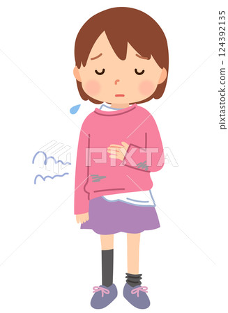 Badly dressed children, neglect, abuse, hunger 124392135