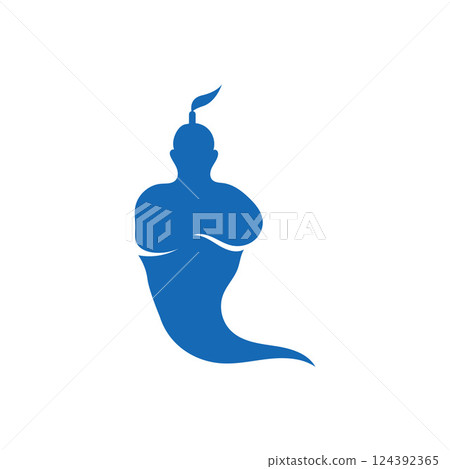 blue genie icon blue genie icon 124392365