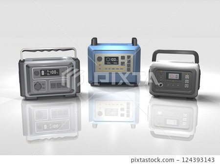 便攜式電源（3DCG影像） 124393143