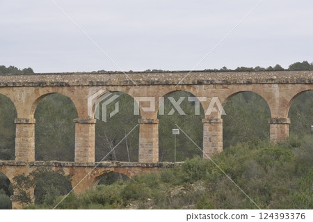 Tarragona's Devil's Bridge: Las Faleras Aqueduct Tarragona's Devil's Bridge: Las Faleras Aqueduct 124393376