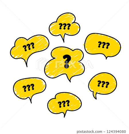 Brainstorming concept. What, how, why, for what and where. Place for your text. Business web banner. Vector illustration. Brainstorming concept. What, how, why, for what and where. Place for your text. Business web banner. Vector illustration. 124394080