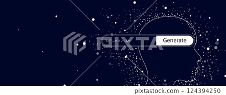 Abstract digital artificial intelligence technology background Abstract digital artificial intelligence technology background 124394250