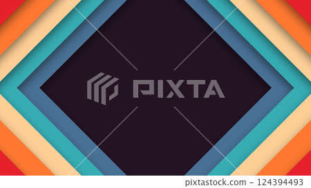 Abstract 1970s 1980s 1960s 1950s colorful background with geometric element and retro colors. Realistic design in futuristic retro style. Funky style vector illustration. Abstract 1970s 1980s 1960s 1950s colorful background with geometric element and retro colors. Realistic design in futuristic retro style. Funky style vector illustration. 124394493