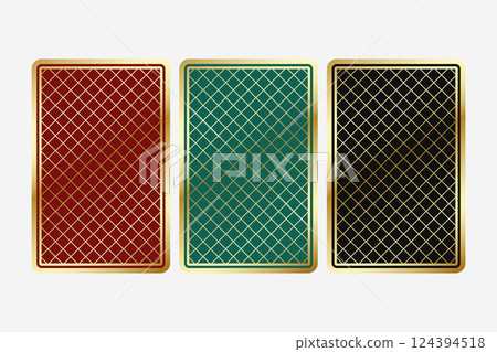 Playing cards. For Casino or Poker concept. Vector illustration. 124394518