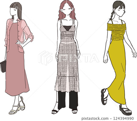 Simple illustration with resort style theme 124394990
