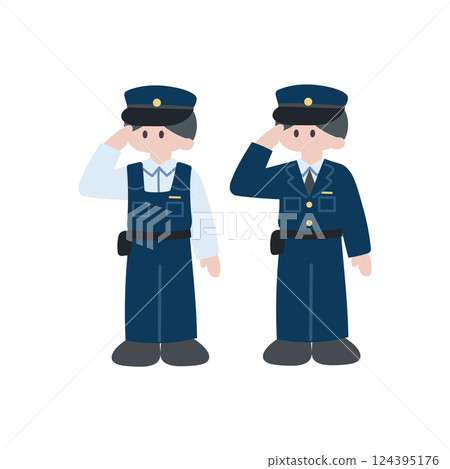 一組男警務人員 124395176