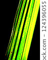 Striped yellow-green abstract background on black. Vertical 124396055