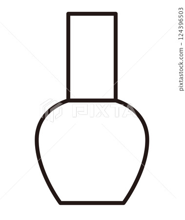 一個簡單的瓶子的插圖 124396503