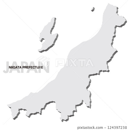 新潟縣 3D 地圖 新潟縣 3D 地圖 124397238