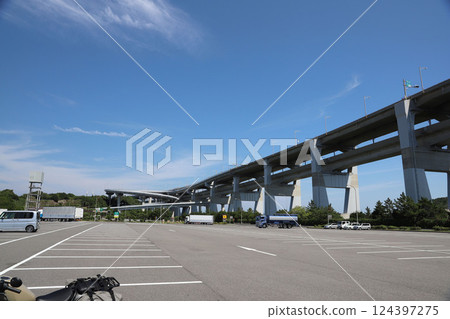 Seto Ohashi Bridge, Yoshima Parking Area, Kagawa Prefecture Seto Ohashi Bridge, Yoshima Parking Area, Kagawa Prefecture 124397275