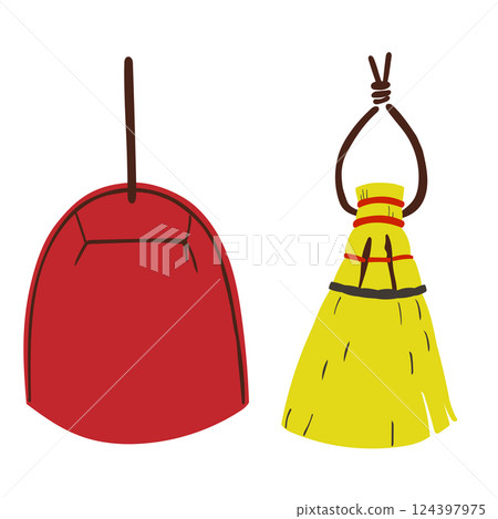 Dustpan and hand broom (I) 124397975