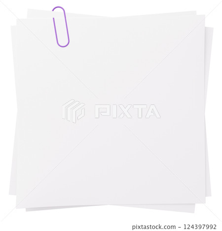 3D background material_paper and clips 3D background material_paper and clips 124397992