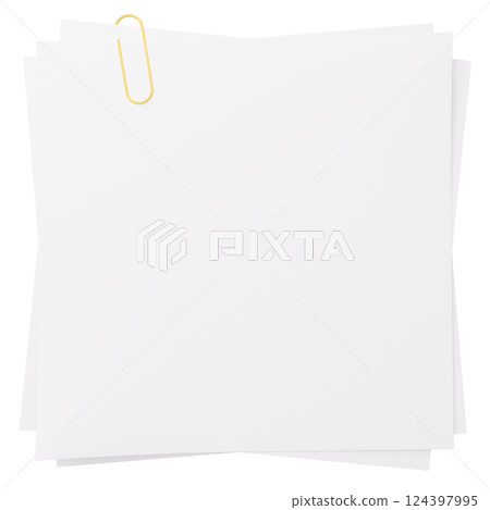 3D background material_paper and clips 124397995