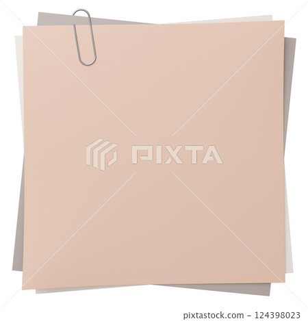 3D background material_paper and clips 124398023