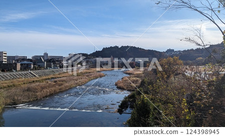 宮城縣仙台市廣瀨川秋季 124398945