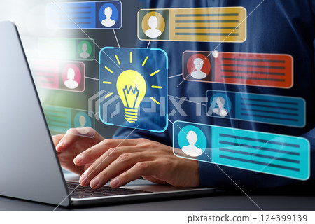 Knowledge sharing and management. Discussions for project management within a team collaboration platform. 124399139