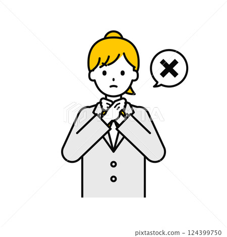 Upper body pose_simple female student 14 124399750