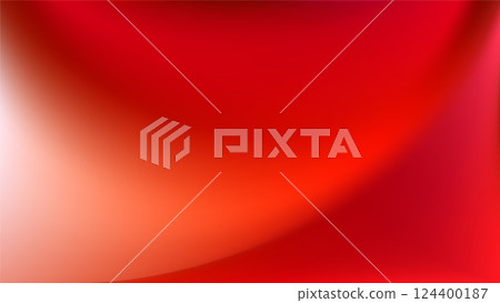 Elegant red gradient. Light and shadow blurred, flowing effect. 124400187