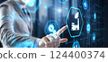 Smart industry. Technology process automation concept 124400374