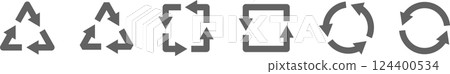 回收週期箭頭圖示標記 1 回收週期箭頭圖示標記 1 124400534