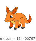 Illustration of Cartoon Animal Clipart Design 124400767