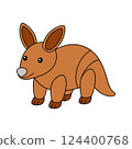 Illustration of Cartoon Animal Clipart Design 124400768