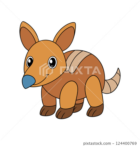 Illustration of Cartoon Animal Clipart Design 124400769