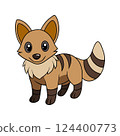 Illustration of Cartoon Animal Clipart Design 124400773