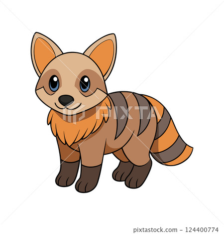 Illustration of Cartoon Animal Clipart Design 124400774