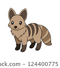 Illustration of Cartoon Animal Clipart Design 124400775